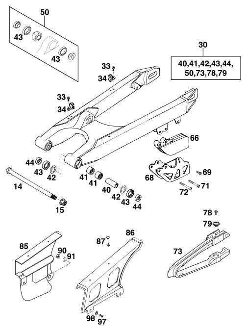 Náhled schématu SWING ARM