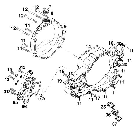 Náhled schématu CLUTCH COVER