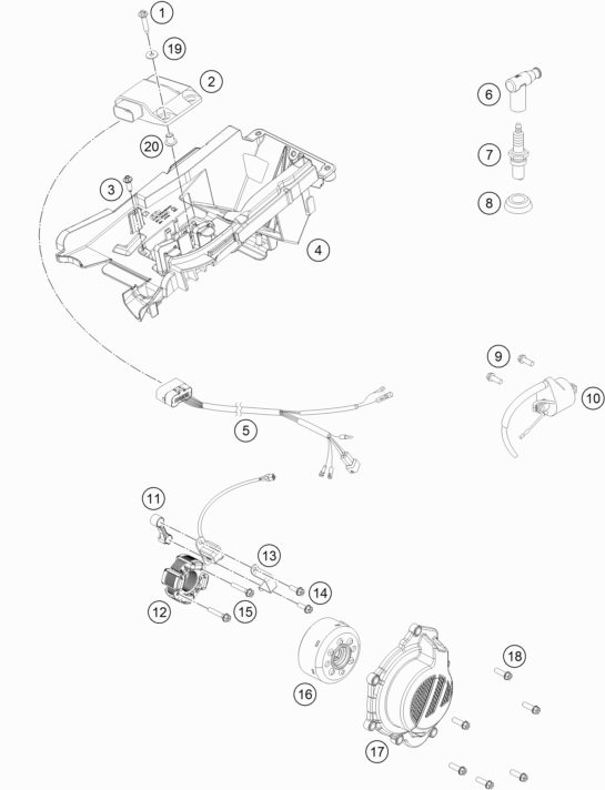 Náhled schématu IGNITION SYSTEM