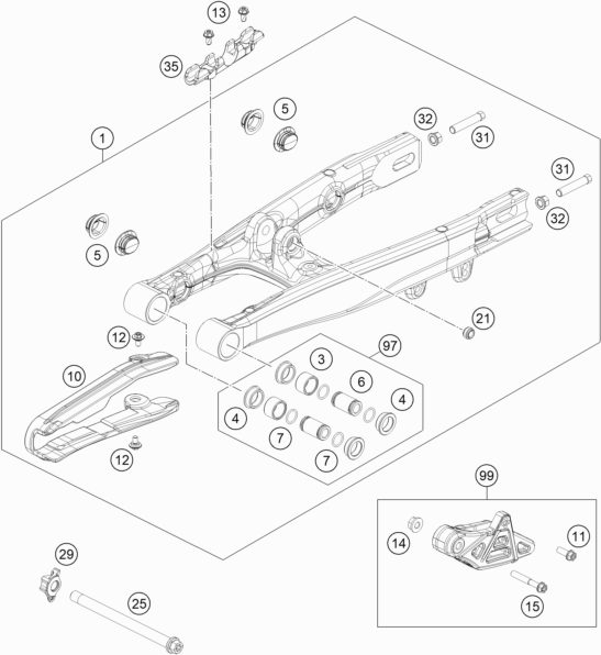 Náhled schématu SWING ARM