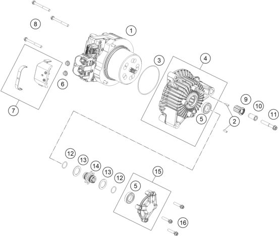 Náhled schématu ENGINE CASE