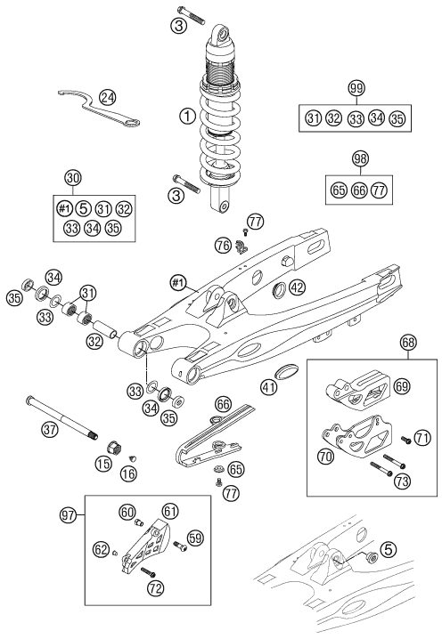 Náhled schématu SHOCK ABSORBER