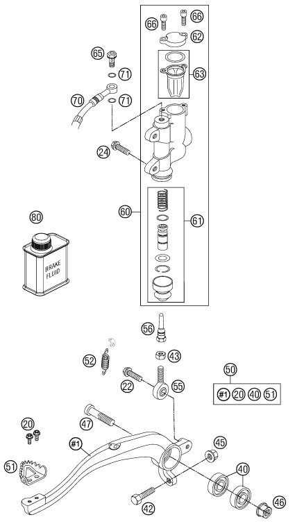 Náhled schématu REAR BRAKE CONTROL