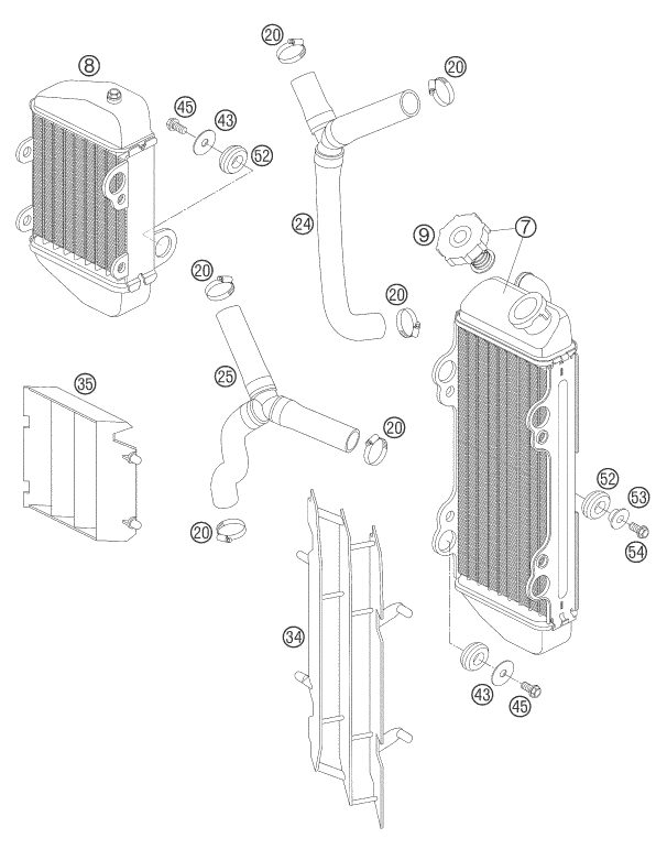 Náhled schématu COOLING SYSTEM