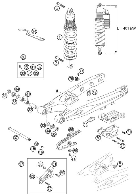 Náhled schématu SHOCK ABSORBER