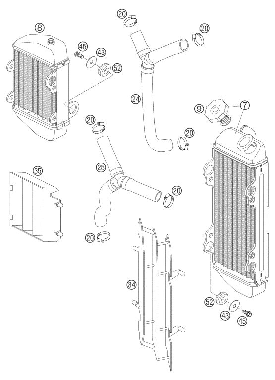 Náhled schématu COOLING SYSTEM