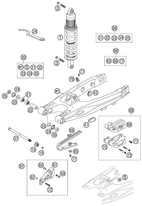 Náhled schématu SHOCK ABSORBER