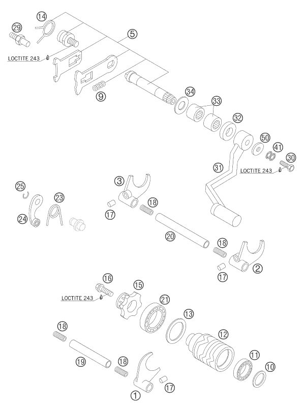 Náhled schématu SHIFTING MECHANISM