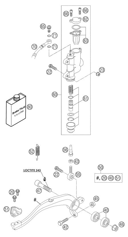 Náhled schématu REAR BRAKE CONTROL
