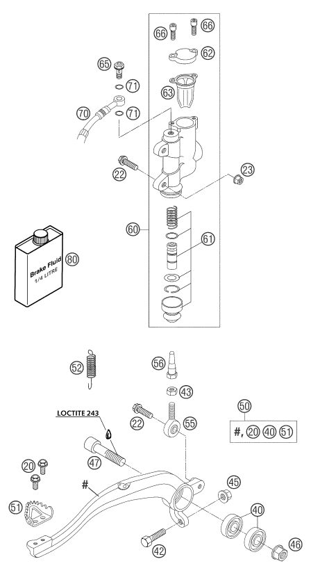 Náhled schématu REAR BRAKE CONTROL