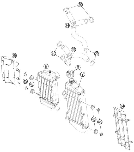 Náhled schématu COOLING SYSTEM