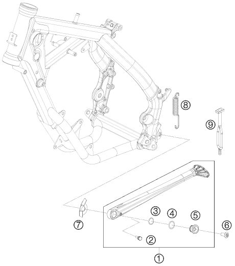 Náhled schématu SIDE / CENTER STAND