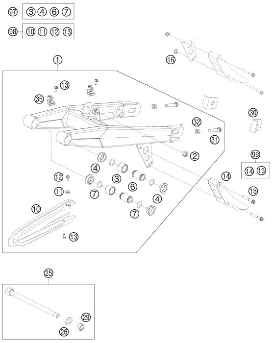 Náhled schématu SWING ARM