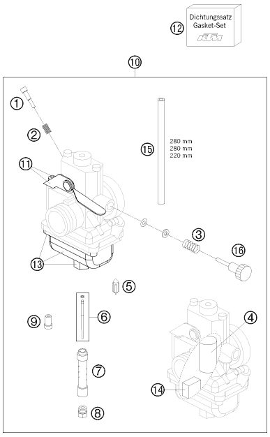 Náhled schématu CARBURETOR