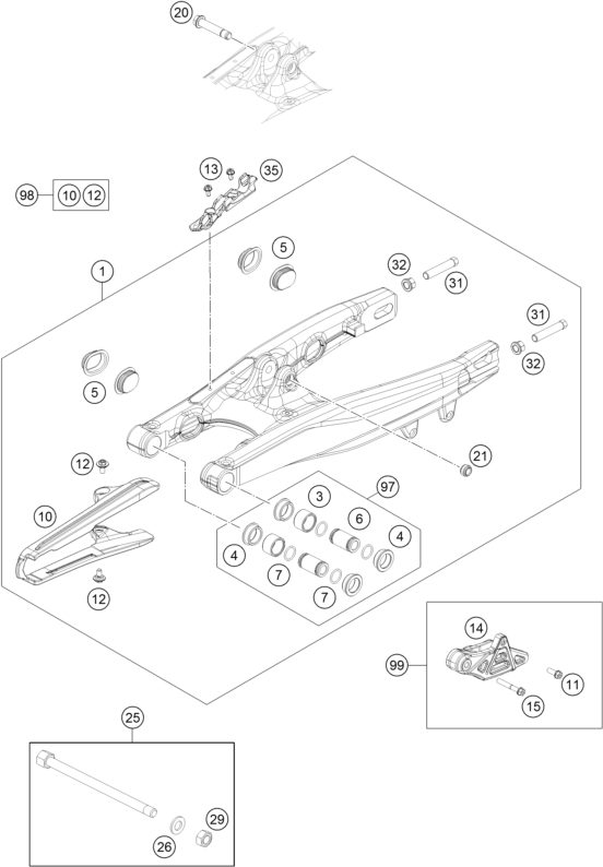 Náhled schématu SWING ARM