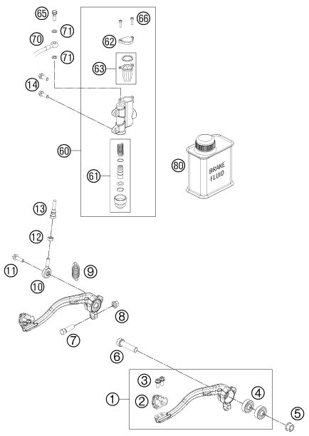Náhled schématu REAR BRAKE CONTROL
