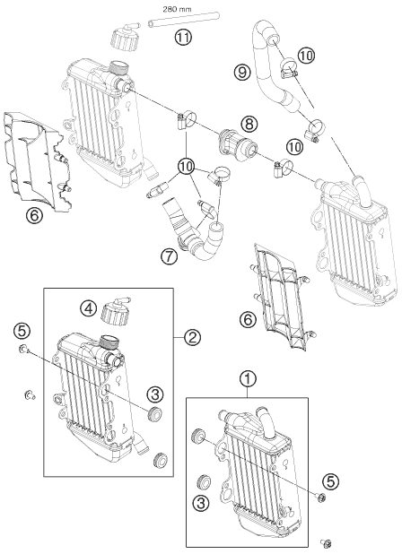 Náhled schématu COOLING SYSTEM
