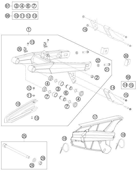 Náhled schématu SWING ARM