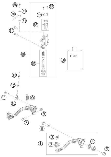 Náhled schématu REAR BRAKE CONTROL