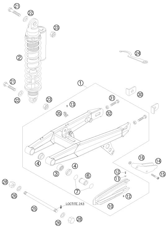 Náhled schématu SHOCK ABSORBER