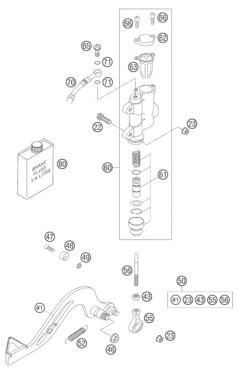 Náhled schématu REAR BRAKE CONTROL