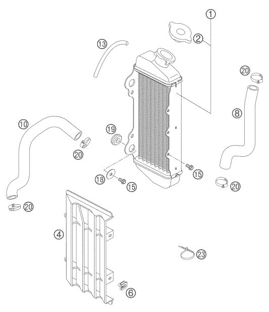 Náhled schématu COOLING SYSTEM