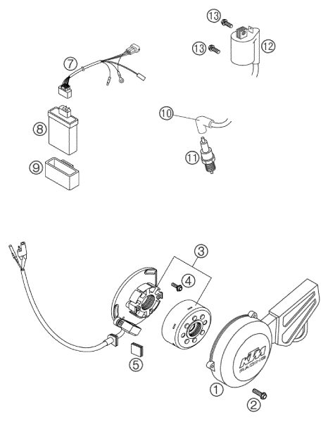 Náhled schématu IGNITION SYSTEM