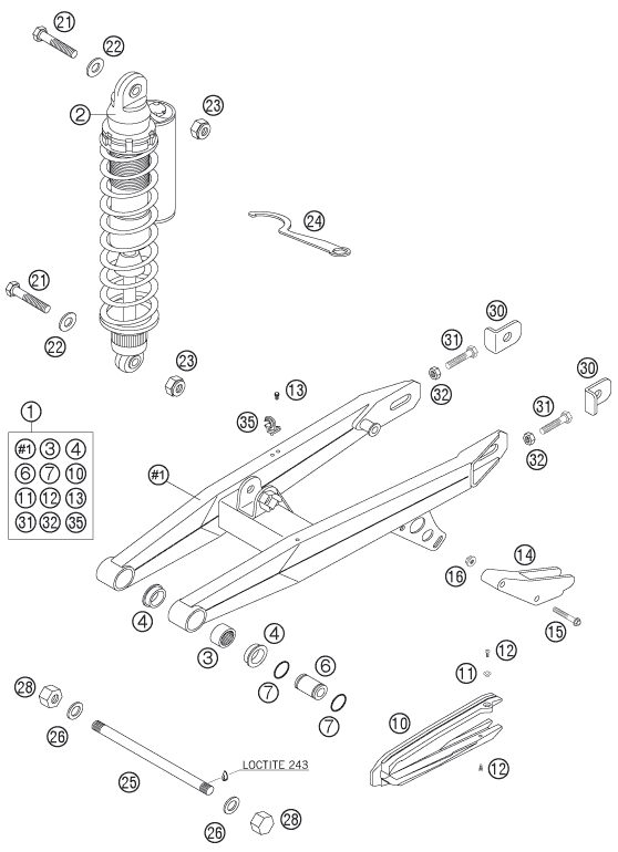 Náhled schématu SWING ARM