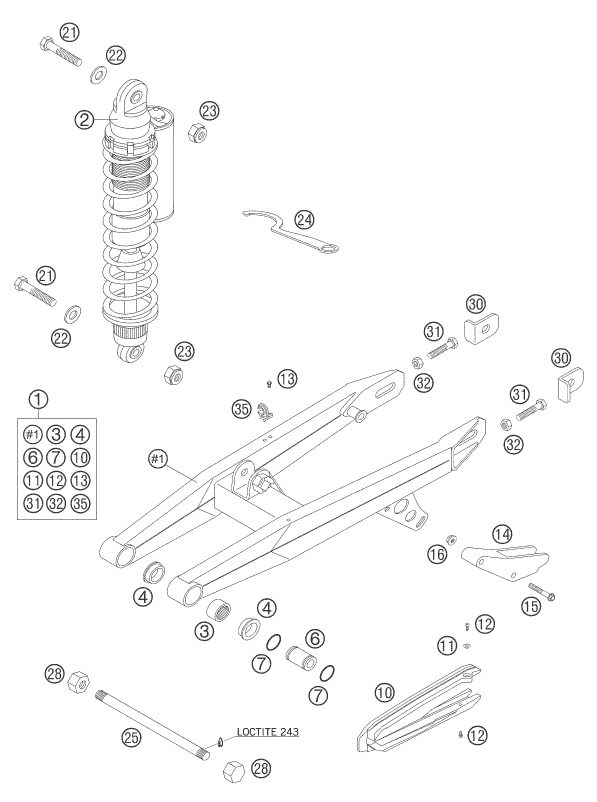 Náhled schématu SWING ARM