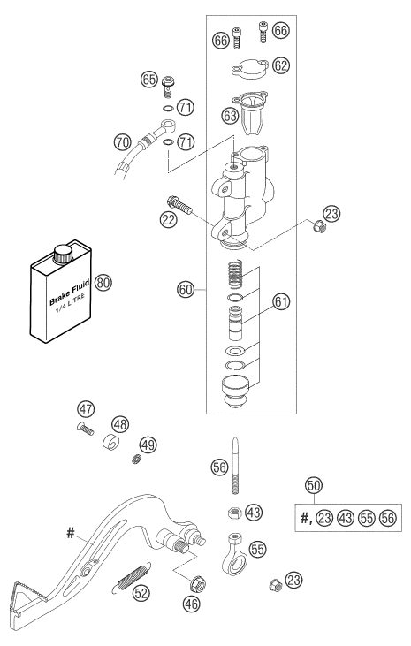 Náhled schématu REAR BRAKE CONTROL