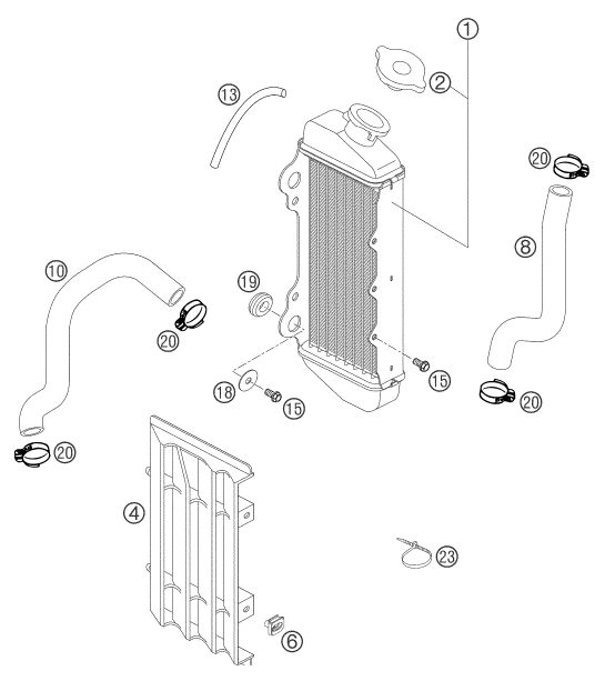 Náhled schématu COOLING SYSTEM