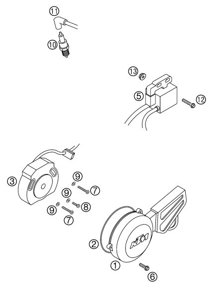 Náhled schématu IGNITION SYSTEM