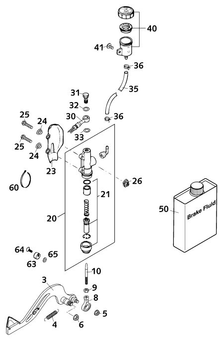 Náhled schématu REAR BRAKE CONTROL
