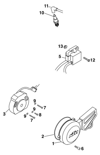 Náhled schématu IGNITION SYSTEM