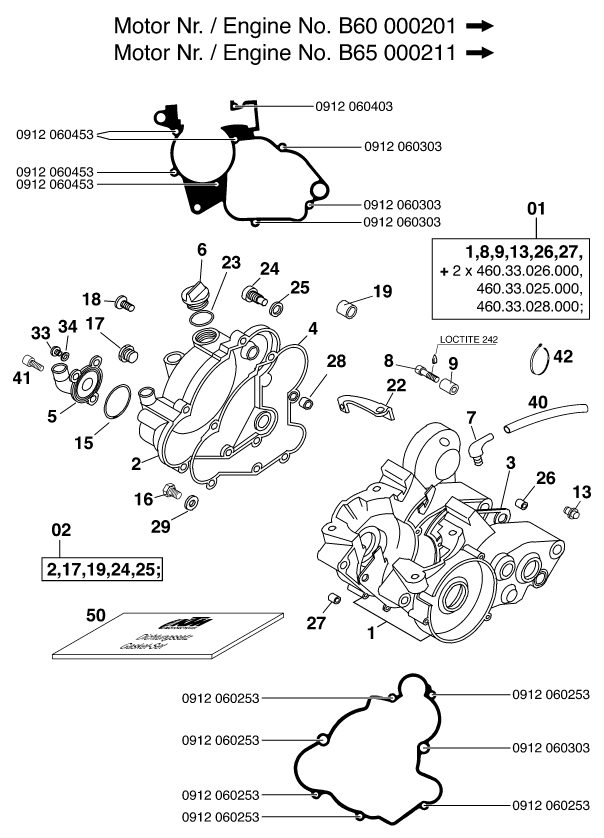 Náhled schématu ENGINE CASE