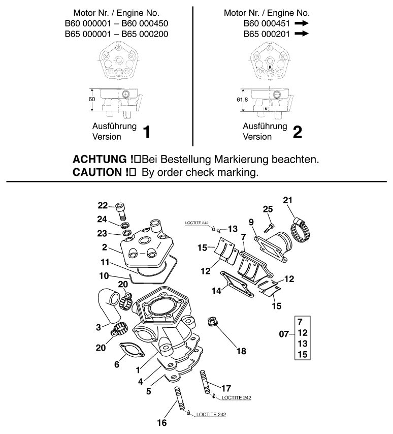 Náhled schématu CYLINDER, CYLINDER HEAD