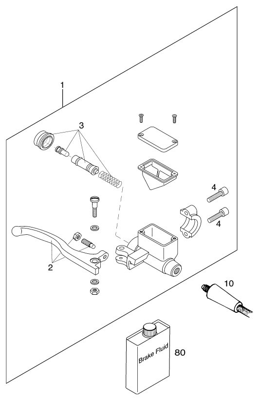 Náhled schématu FRONT BRAKE CONTROL