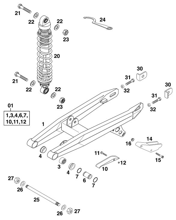 Náhled schématu SWING ARM