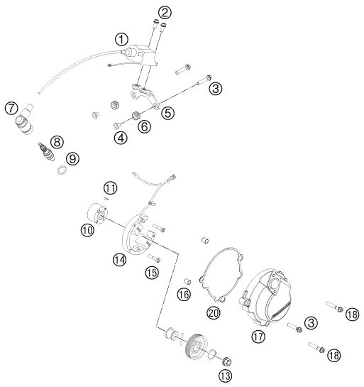 Náhled schématu IGNITION SYSTEM