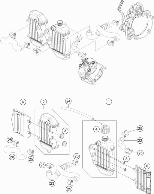 Náhled schématu COOLING SYSTEM