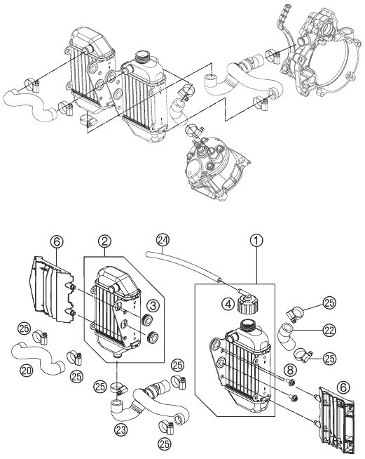 Náhled schématu COOLING SYSTEM