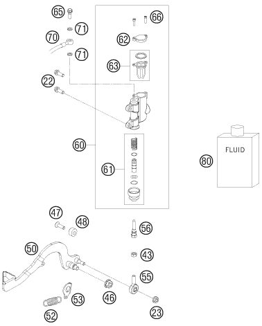 Náhled schématu REAR BRAKE CONTROL