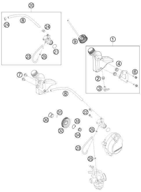 Náhled schématu LUBRICATING SYSTEM