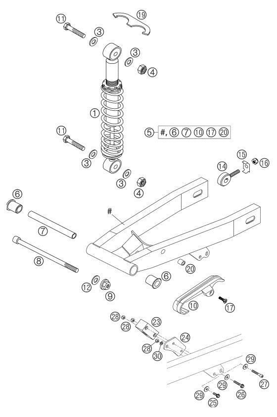Náhled schématu SHOCK ABSORBER
