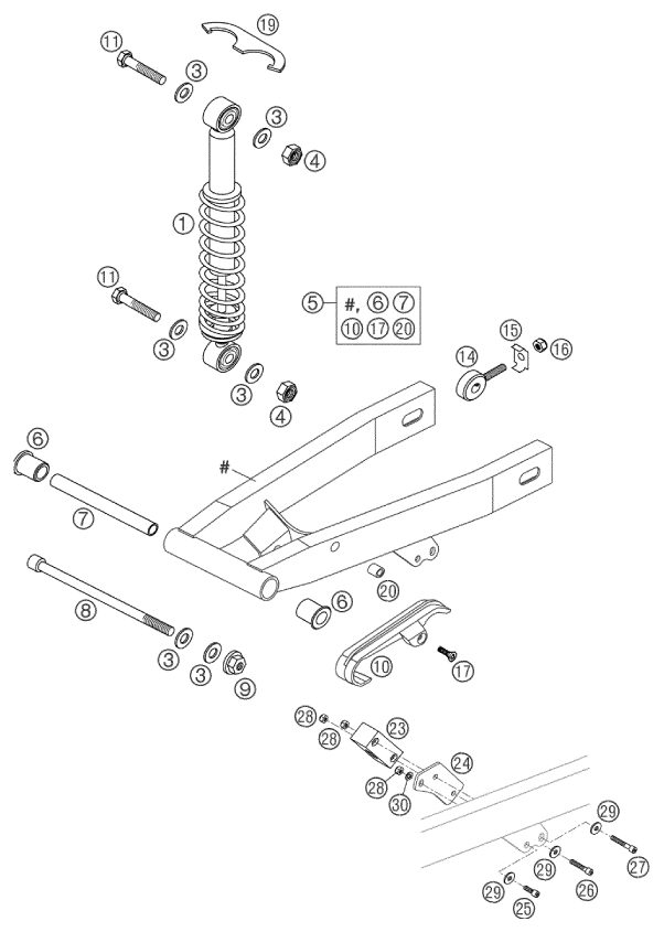 Náhled schématu SHOCK ABSORBER
