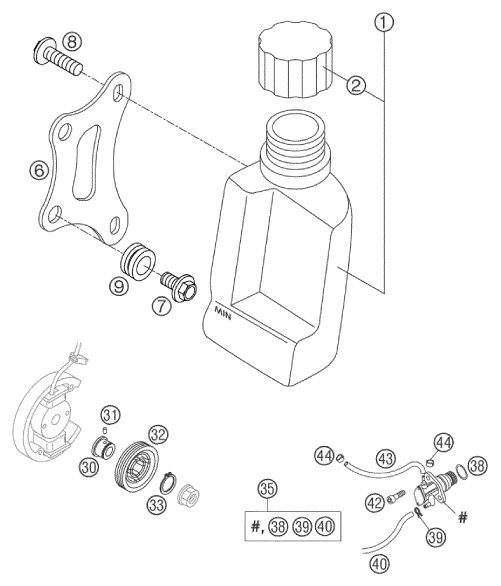 Náhled schématu LUBRICATING SYSTEM