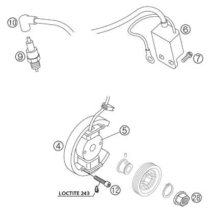 Náhled schématu IGNITION SYSTEM