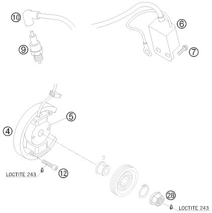 Náhled schématu IGNITION SYSTEM