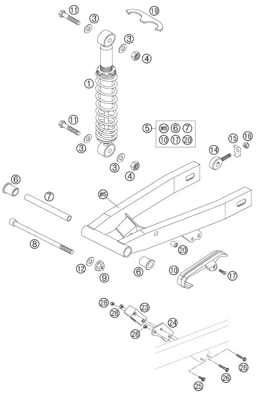 Náhled schématu SHOCK ABSORBER