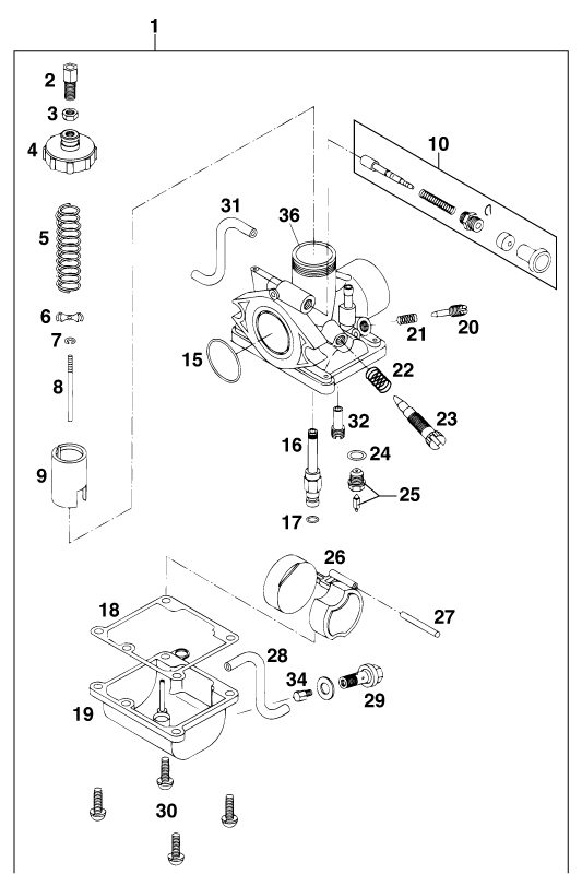Náhled schématu CARBURETOR